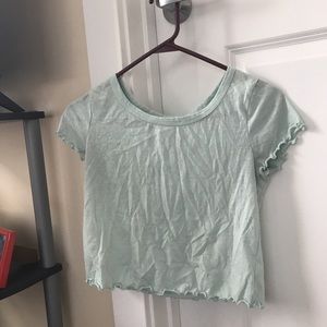 Mossimo Supply co. Teal crop top